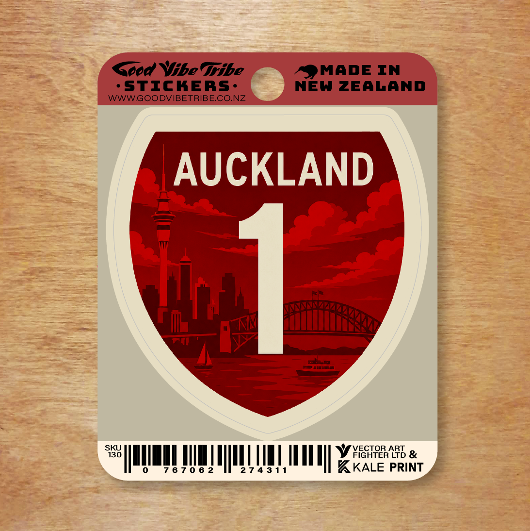 Auckland - Road Sign