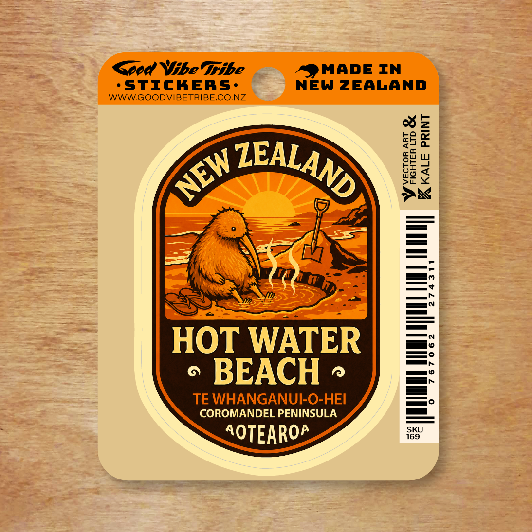 Hot Water Beach Kiwi