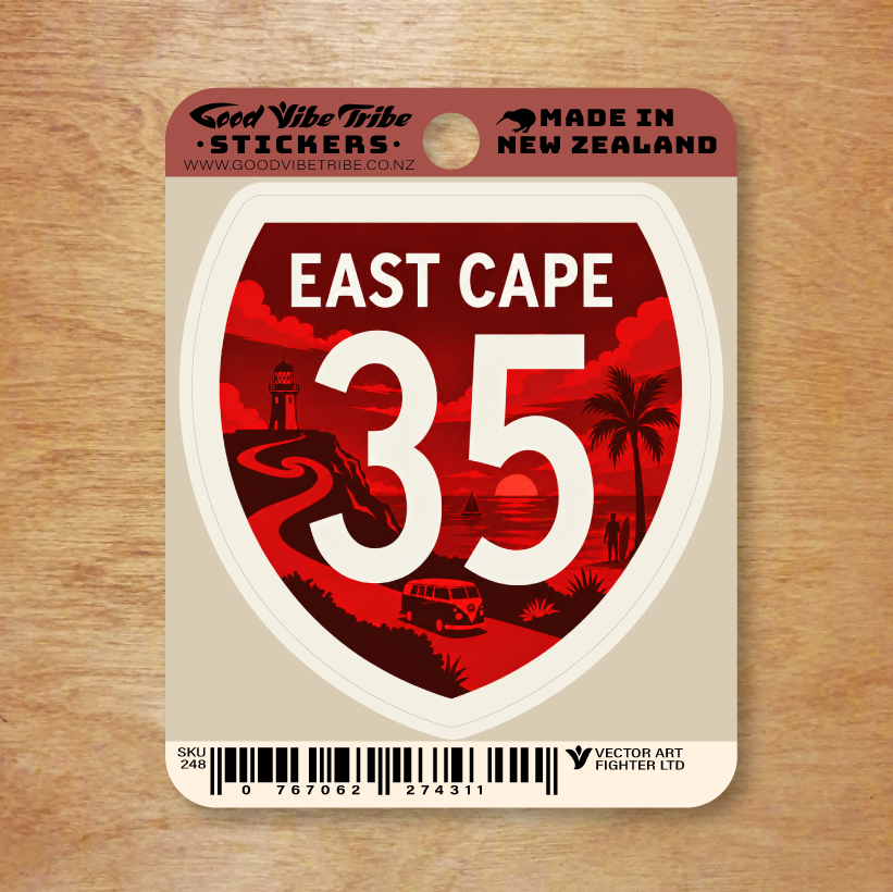 East Cape Road Sign