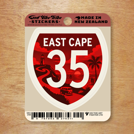 East Cape Road Sign